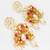 kundan jhumka earrings with baroque pearl drops and pink bead accents