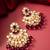chandbali style kundan chandelier earrings with drops