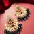 emerald kundan studded chandelier earrings