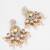 kundan and bead drop traditional earrings