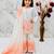 Natural crepe  embroidery orange readymade salwar suit