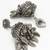 oxidized silver starburst leaf and ghungroo jhumka earrings