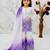 Natural crepe  embroidery purple readymade salwar suit