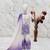 Natural crepe  embroidery purple readymade salwar suit