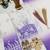 Natural crepe  embroidery purple readymade salwar suit