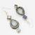 blue kundan drop earrings