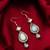 blue kundan drop earrings