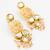 elegant kundan drop earrings with stone