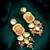 elegant kundan drop earrings with stone