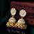 royal kundan jhumka earrings with bead drops