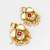 classic kundan drop earrings with pearl cluster