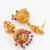 antique finish temple style designer jhumka earrings