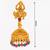 antique temple gold jhumka earrings