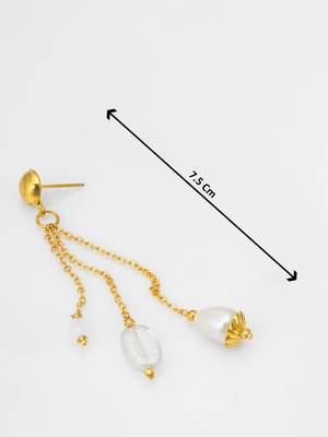 gold-tone multi-chain tassel earrings 4