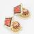 red enamel kundan pearl jhumka earrings