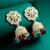 multicolor kundan dome jhumka earrings