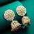 multicolor kundan jhumka earrings