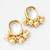 classic kundan pearl cluster stud earrings