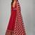 maroon georgette embroidered anarkali with dupatta.