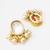 classic kundan pearl cluster stud earrings