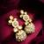 traditional kundan pearl jhumka earrings