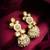 traditional kundan pearl jhumka earrings