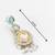 silver-toned drop earrings with pearl dangles