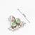 silver plated stud earrings with pearl drops