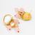 premium pink bead earrings