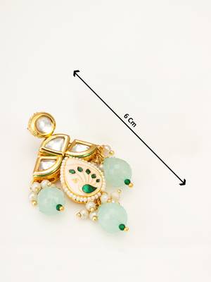 traditional kundan drop earrings 4