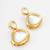 gold plated stud earrings