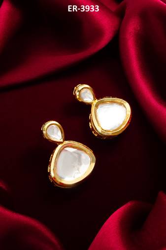gold plated stud earrings