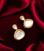 gold plated stud earrings