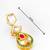 gold plated kundan drop earrings