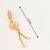 gold-plated ad stone drop earrings with chain