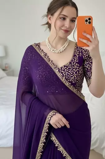 Designer Party Wear Fancy Saree