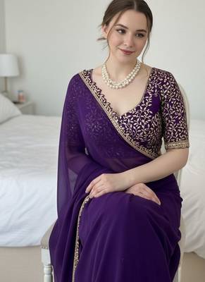 Designer Party Wear Fancy Saree 4