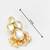gold-plated kundan earrings with pearl cluster drops