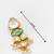 gold-toned kundan earrings with meenakari and pearl drops