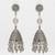 oxidized silver jhumka earrings