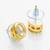 traditional gold-plated kundan stud earrings round minimal design