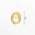 traditional gold-plated kundan stud earrings round minimal design