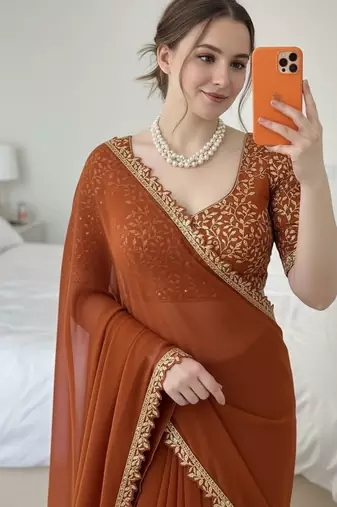 Designer Party Wear Fancy Saree