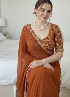 Designer Party Wear Fancy Saree 4