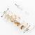 gold plated pearl and crystal hoop earring set