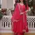 Pink Embroidered kurta set with dupatta