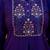 Purple silk blend embroidered kurta sets