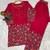 Hot pink cotton blend embroidered kurta sets
