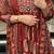 Brown cotton blend printed kurta sets