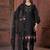 Black viscose embroidered kurta sets